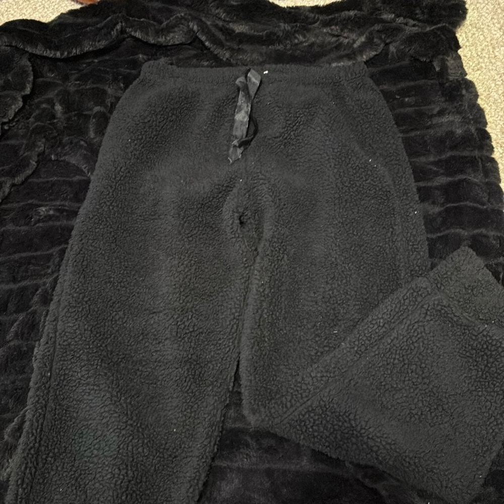 fuzzy pants